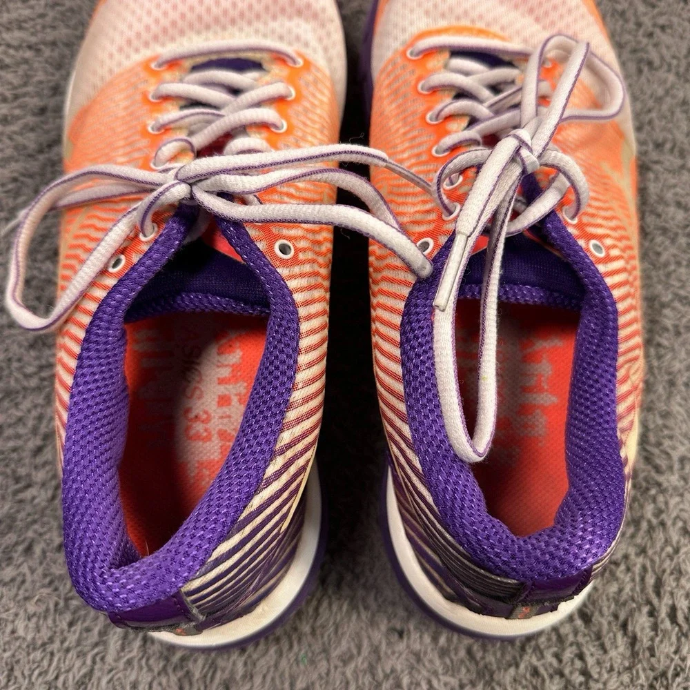 Asics Gel Lyte33 3 Running Shoes Womens 8 White Purple Minimal‎ Sneakers Gym